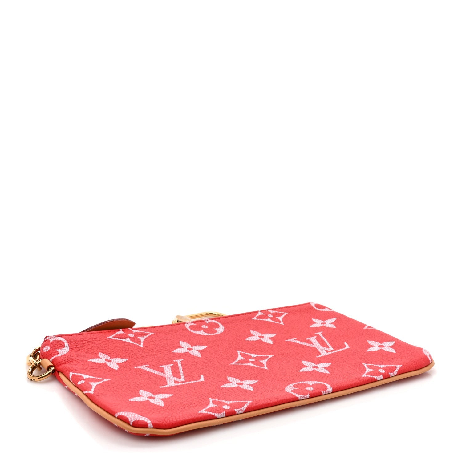 Louis Vuitton Calfskin Monogram Speedy P9 Bandouliere 50 Pochette Red