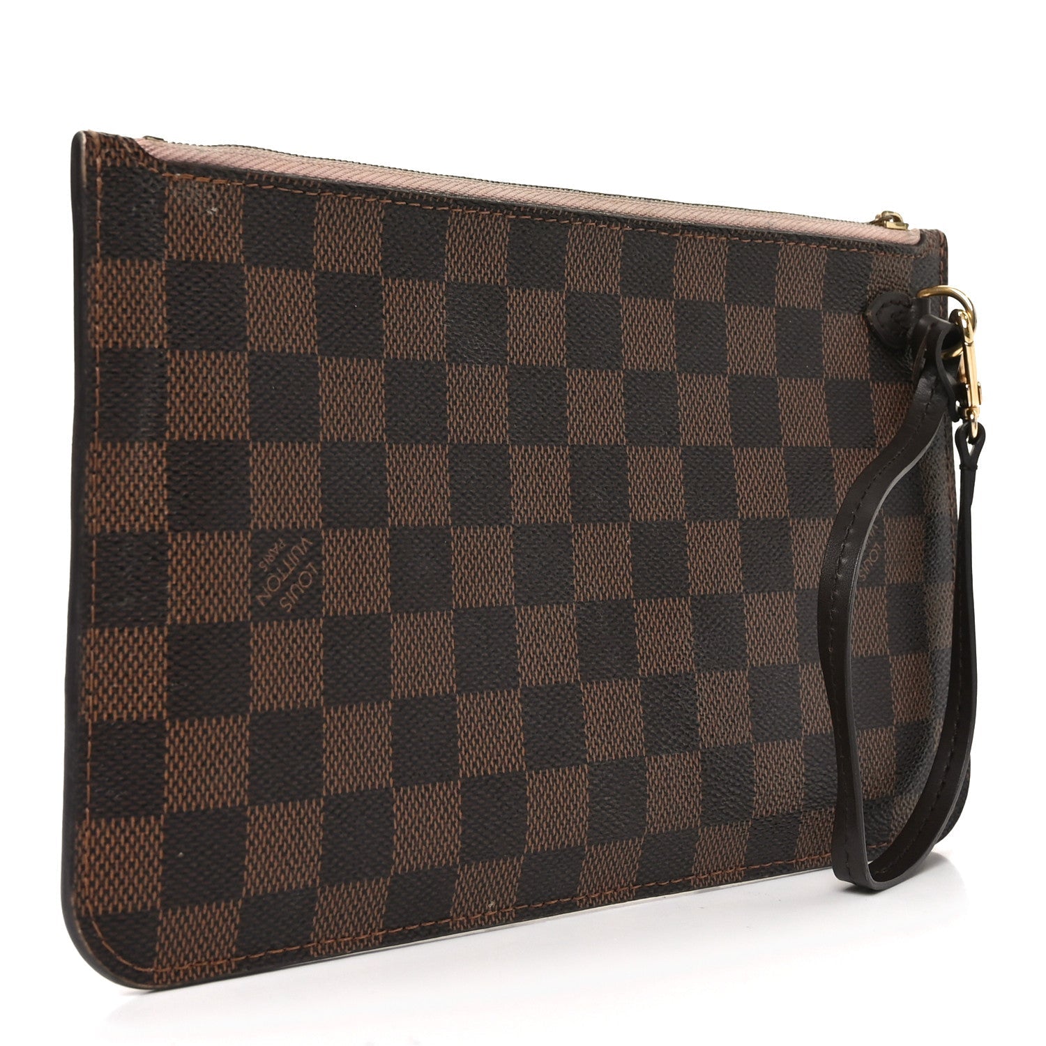 Louis Vuitton Damier Ebene Neverfull MM GM Pochette Rose Ballerine