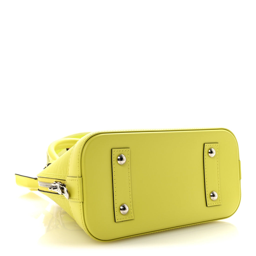 Louis Vuitton Epi Jacquard Alma BB Yellow Citron