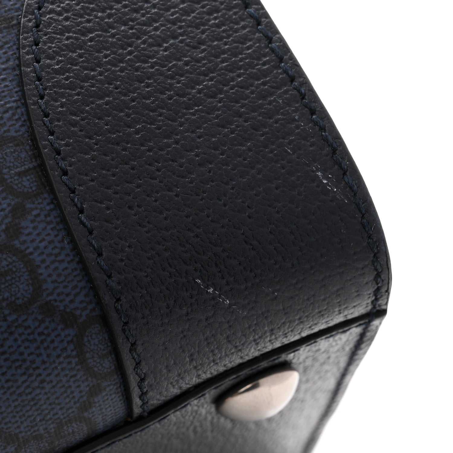 Gucci GG Supreme Monogram Textured Dollar Calfskin Large Ophidia Tote Bag Black Blue