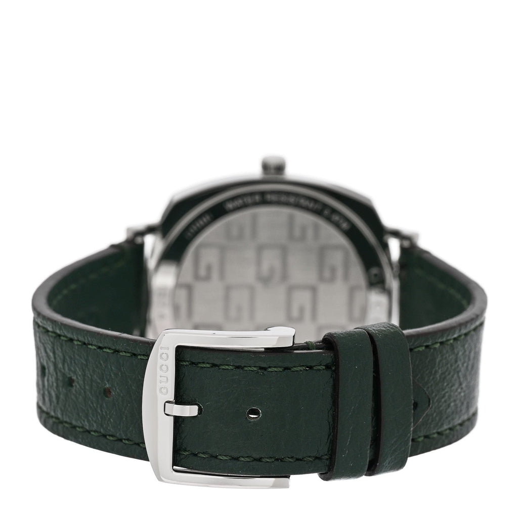 Gucci Stainless Steel Calfskin 35mm Grip Quartz Watch Green
