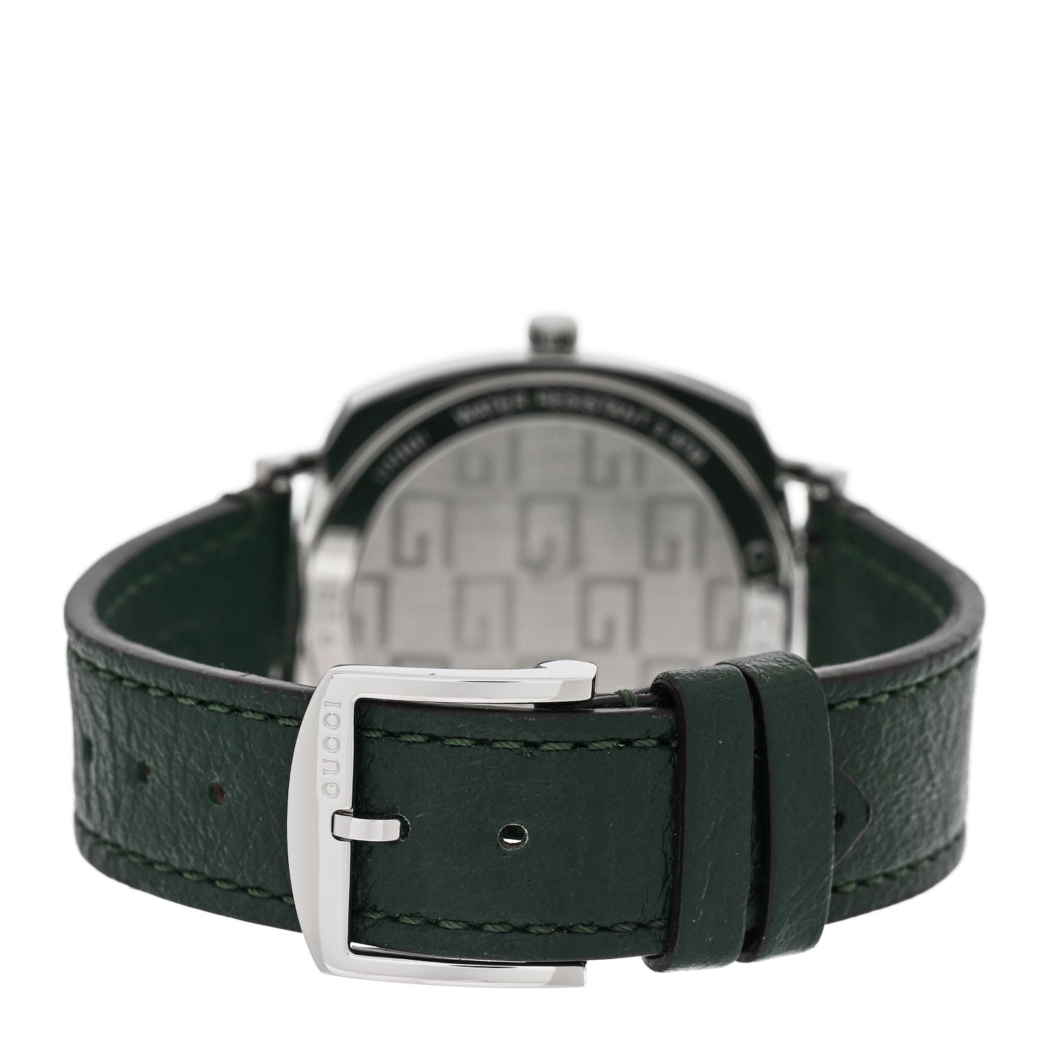 Gucci Stainless Steel Calfskin 35mm Grip Quartz Watch Green