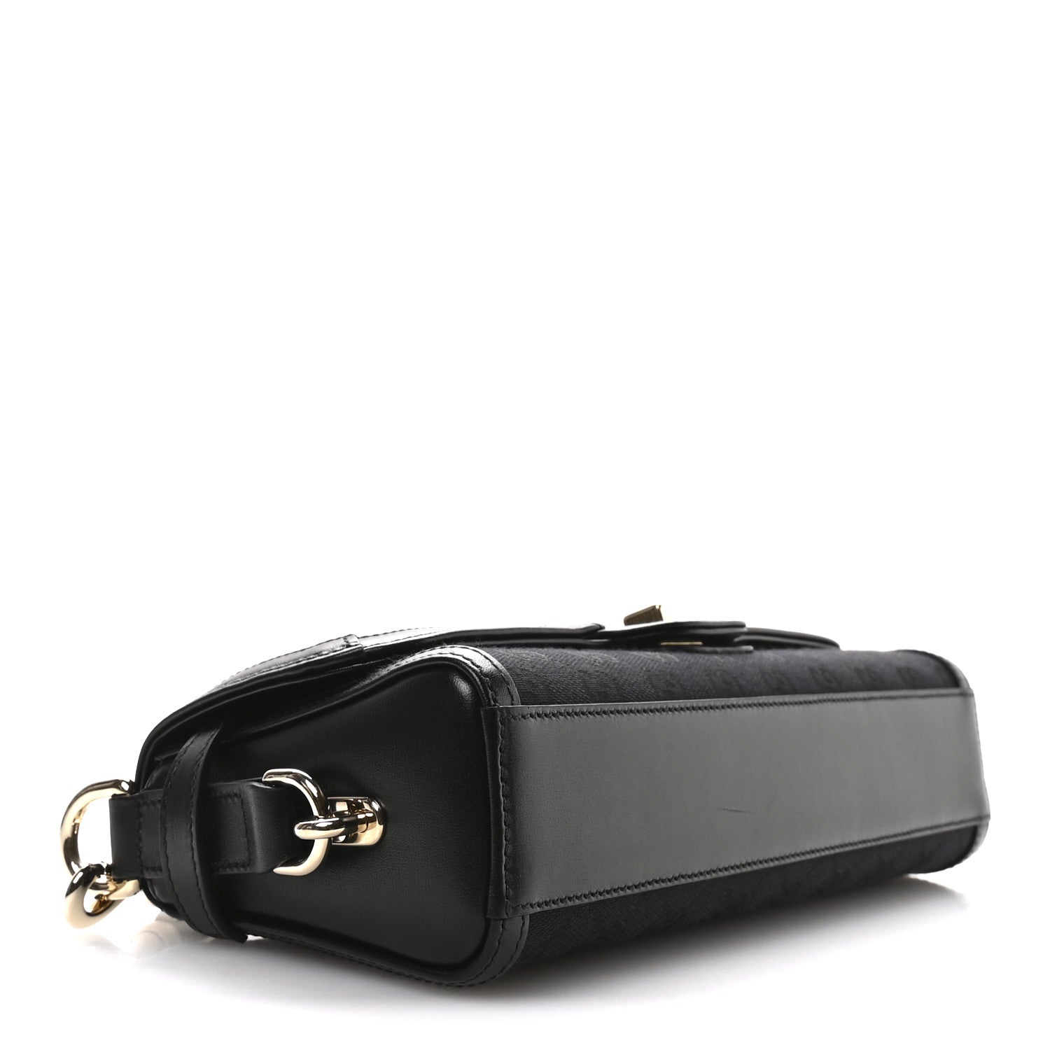 Gucci GG Monogram Small Luce Shoulder Bag Black