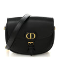 Christian Dior Box Calfskin Medium Bobby Flap Black