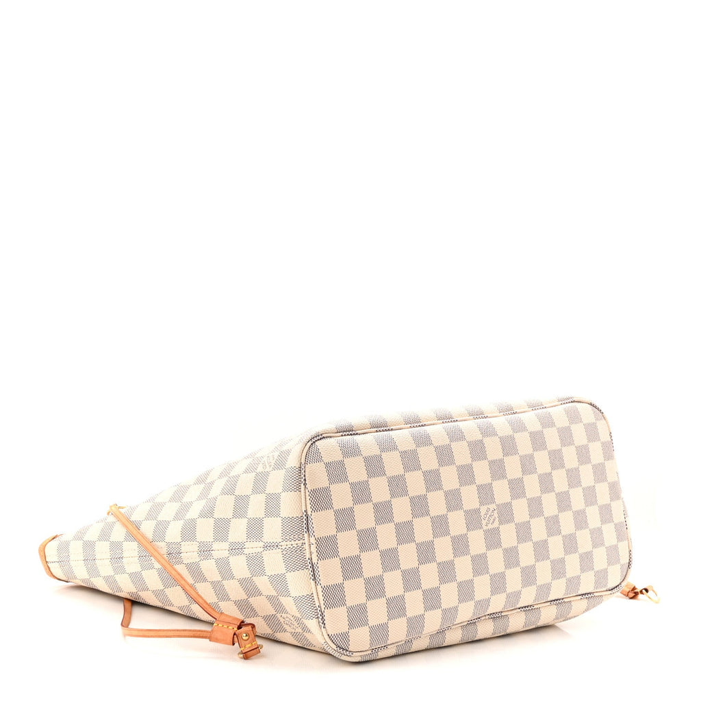 Louis Vuitton Damier Azur Neo Neverful lMM Rose Ballerine