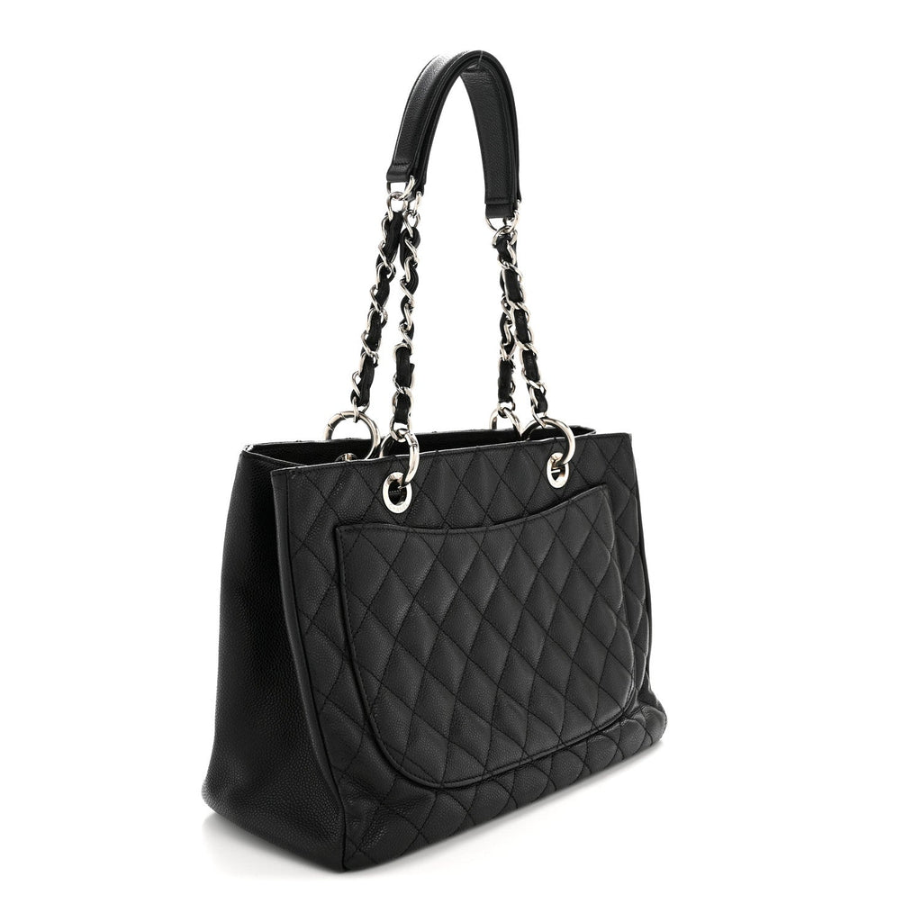 Chanel Caviar Quilted Grand Shopping Tote GST Black