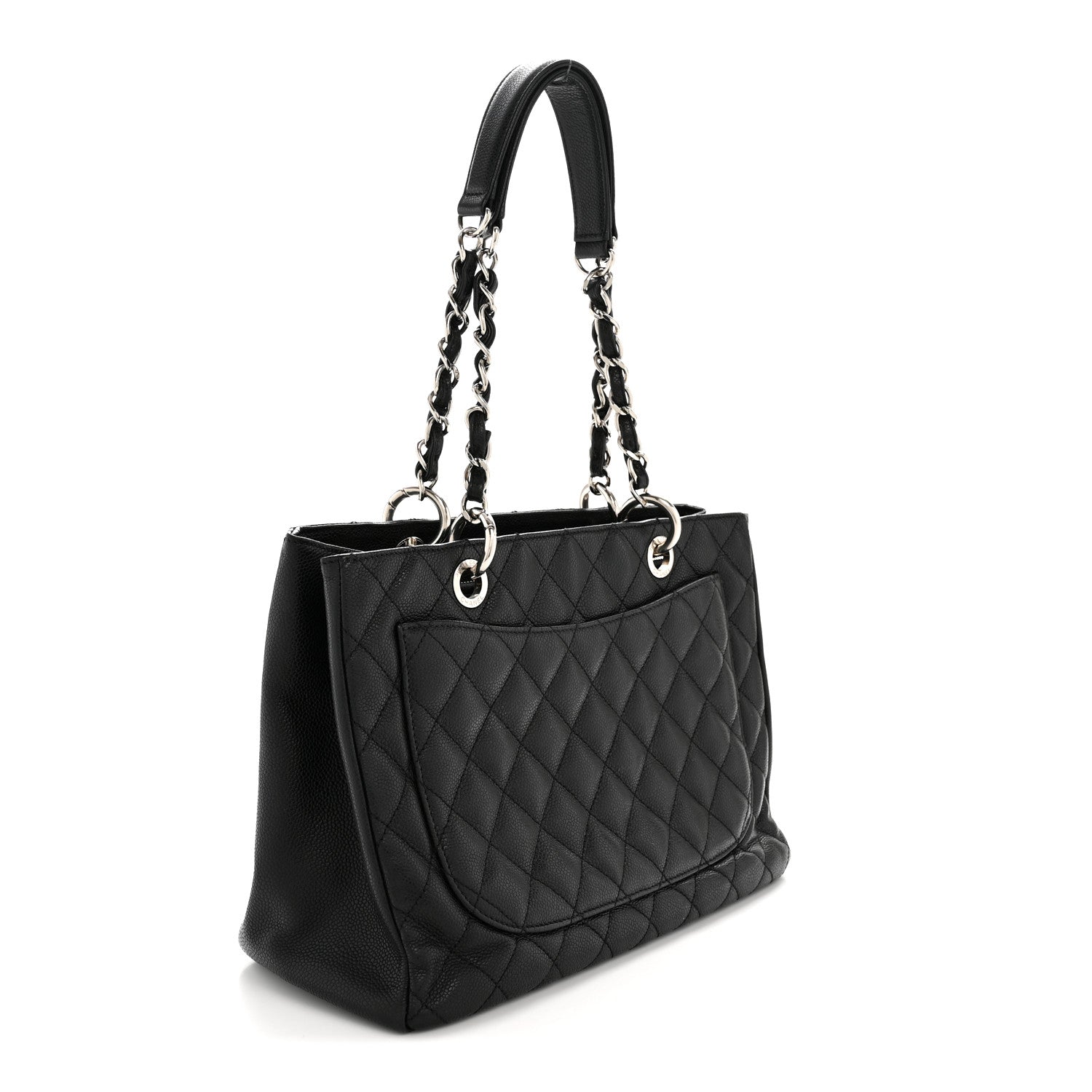 Chanel Caviar Quilted Grand Shopping Tote GST Black
