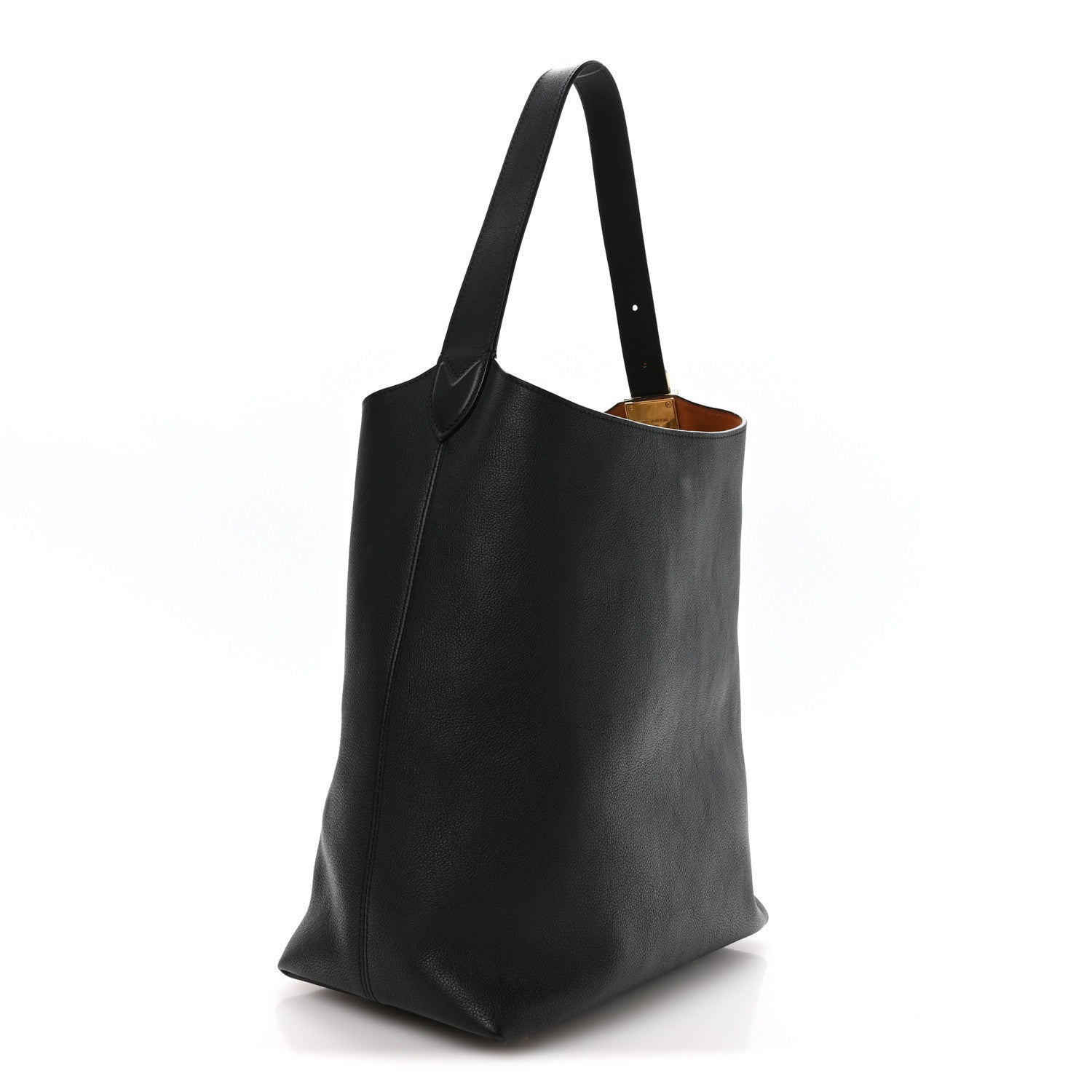 Louis Vuitton Grained Calfskin Low Key Hobo MM Black