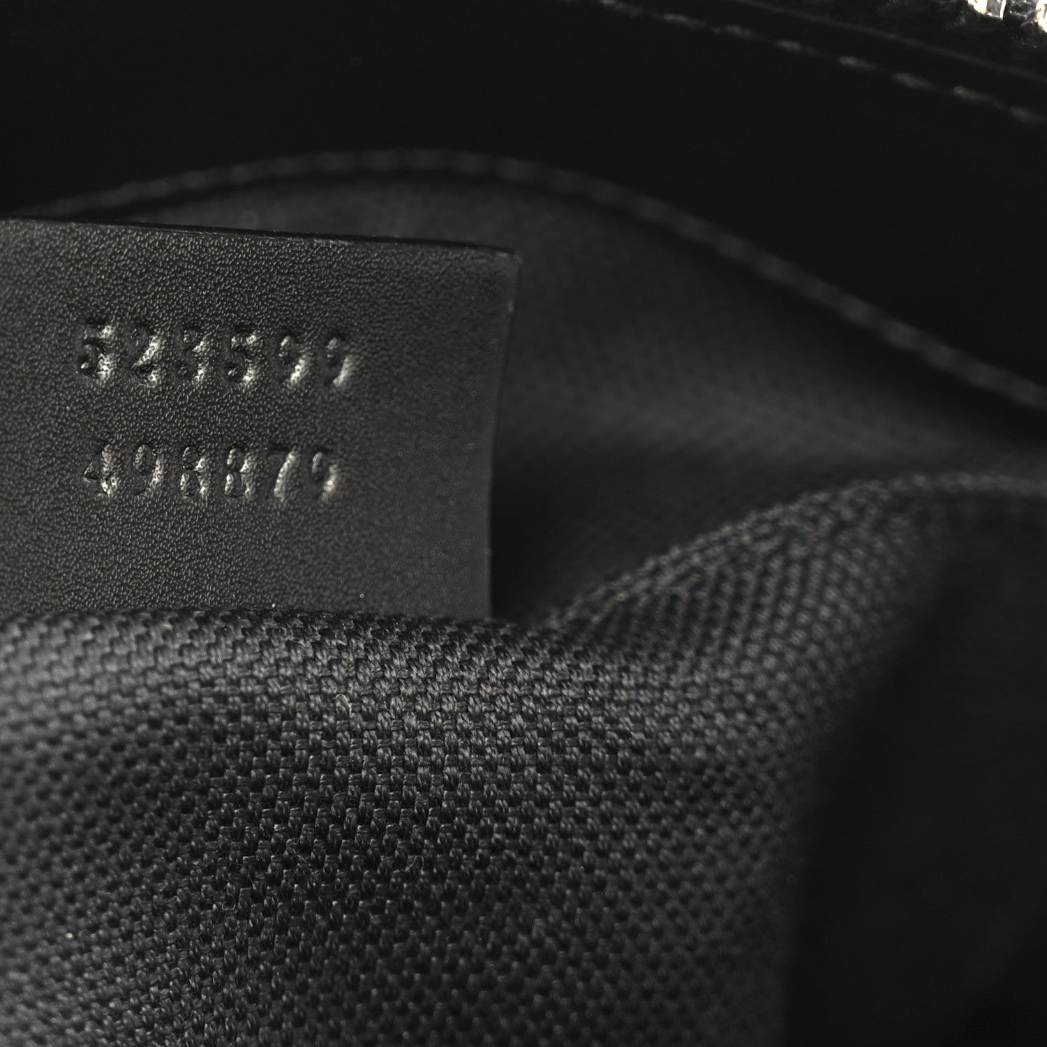 Gucci GG Supreme Monogram Web Small Flat Messenger Bag Black Grey