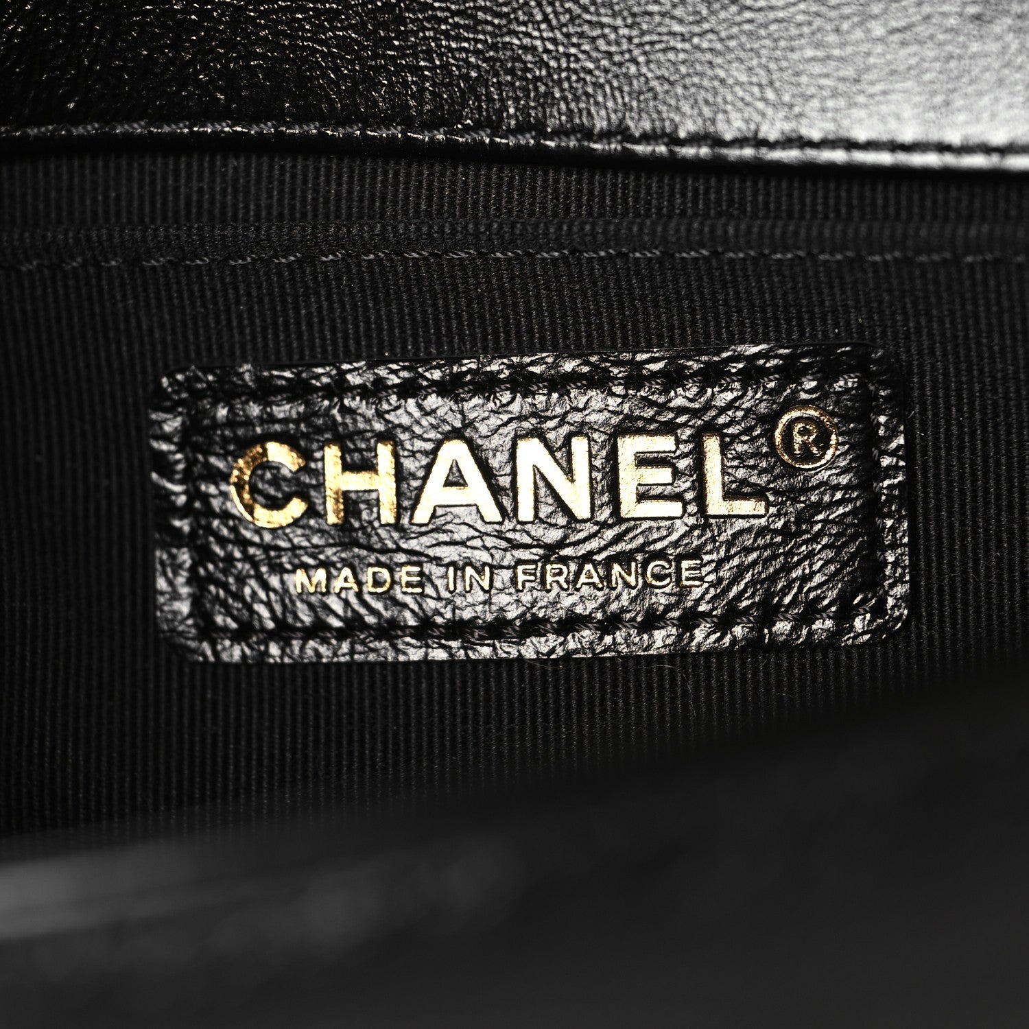 Chanel Metallic Glazed Calfskin Small Boy Flap Black Gold