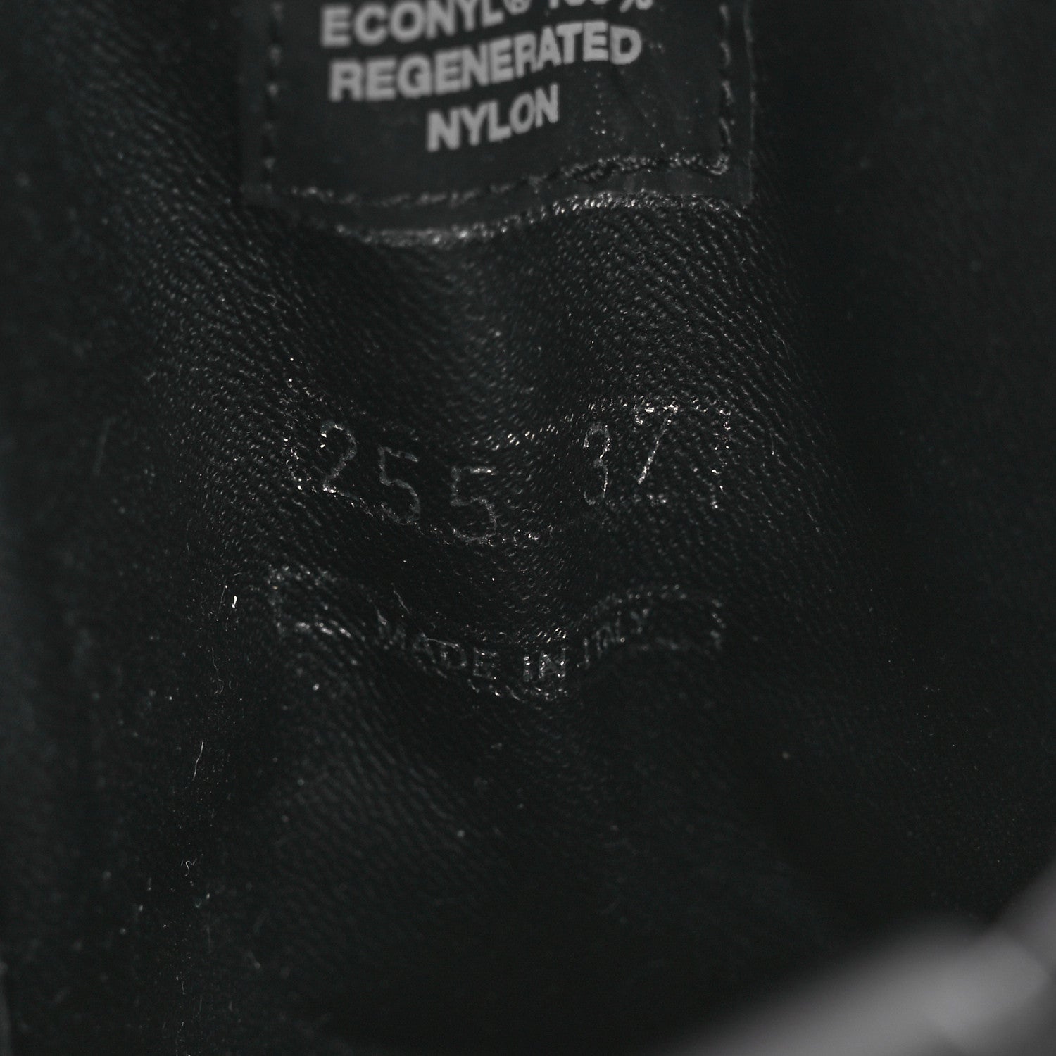 Prada Spazzolato Rois Nylon Metal Triangle Logo Monolith Pouch Pocket 55mm Boots 37 Black