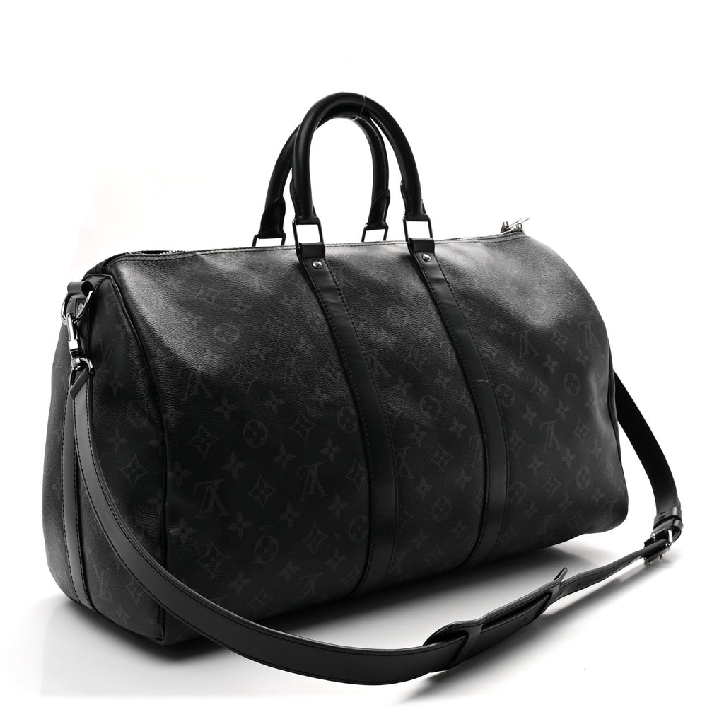 Louis Vuitton Monogram Eclipse Keepall Bandouliere 45