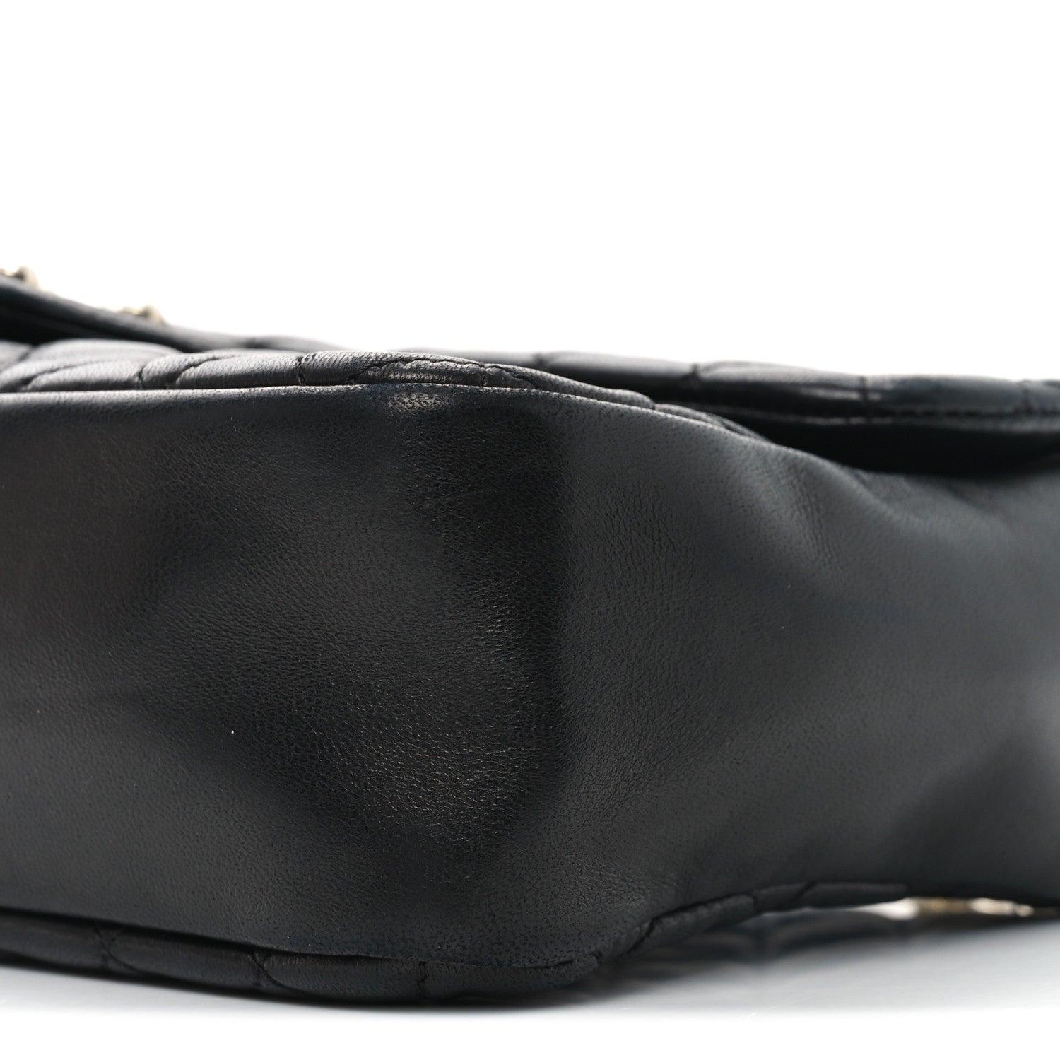 Chanel Lambskin Quilted Medium Westminster Pearl Flap Black
