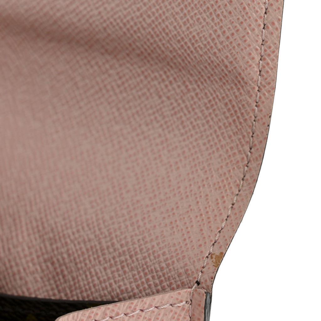 Louis Vuitton Monogram Emilie Wallet Rose Ballerine
