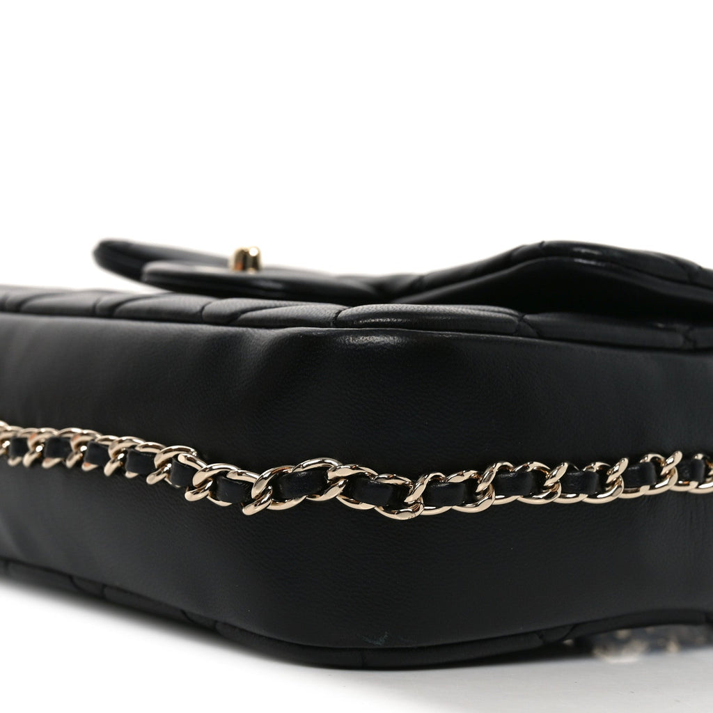 Chanel Lambskin Quilted Small My Precious Flap Black
