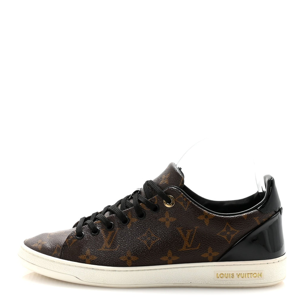 Louis Vuitton Patent Monogram Frontrow Sneakers 42