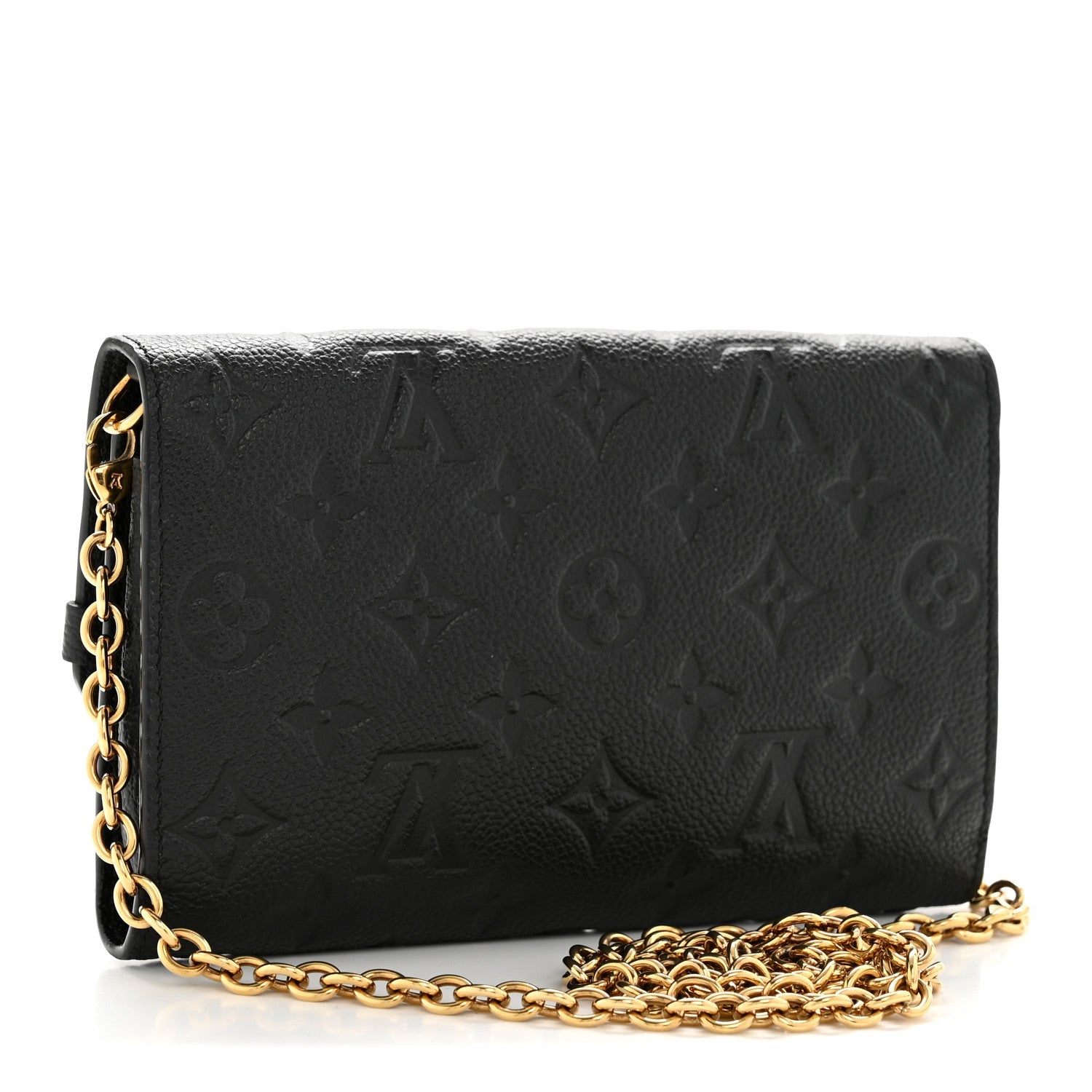 Louis Vuitton Empreinte Vavin Chain Wallet Black