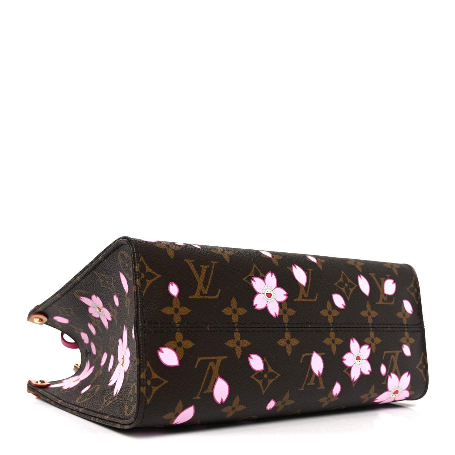 Louis Vuitton LV X TM Monogram Cherry Blossom Onthego PM Sakura Brown