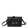 Gucci Calfskin Horsebit 1955 Shoulder Bag Black