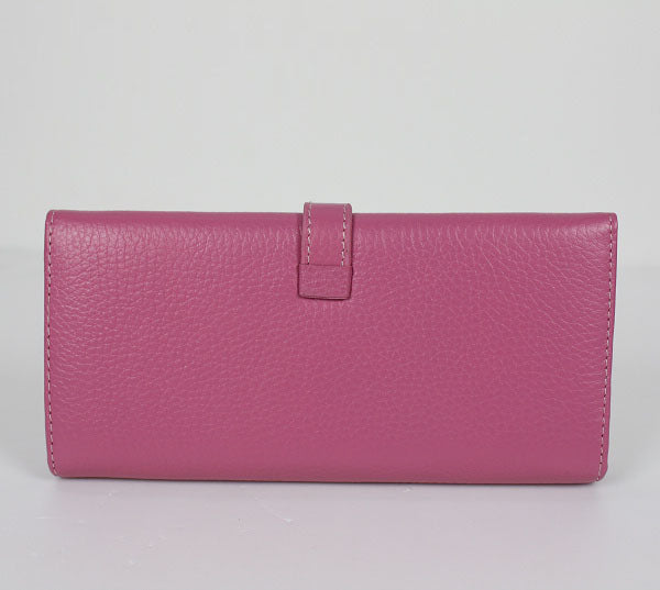 Hermes Wallet H514 Wallet Lambskin Pink