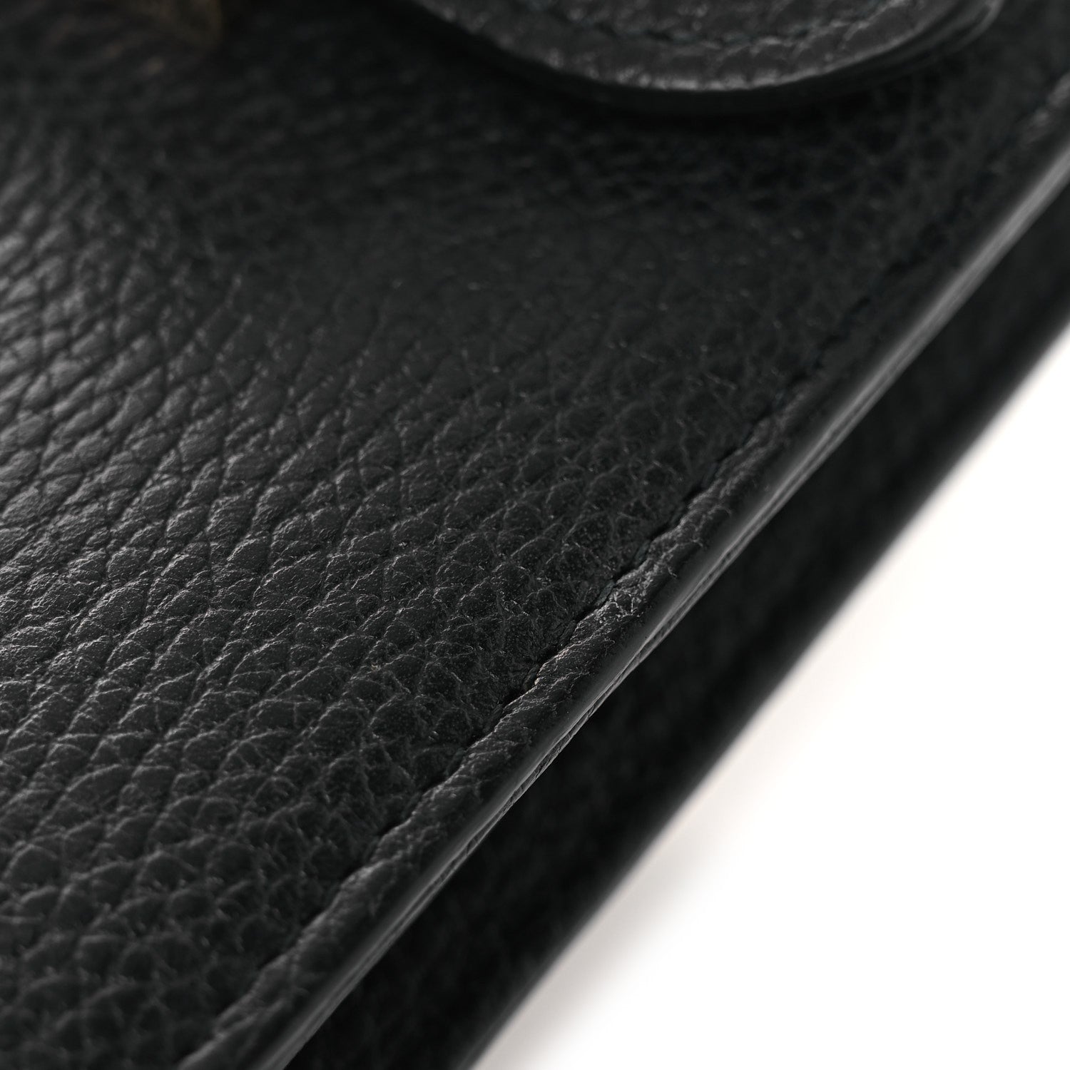 Gucci Dollar Calfskin Interlocking G Shoulder Bag Black
