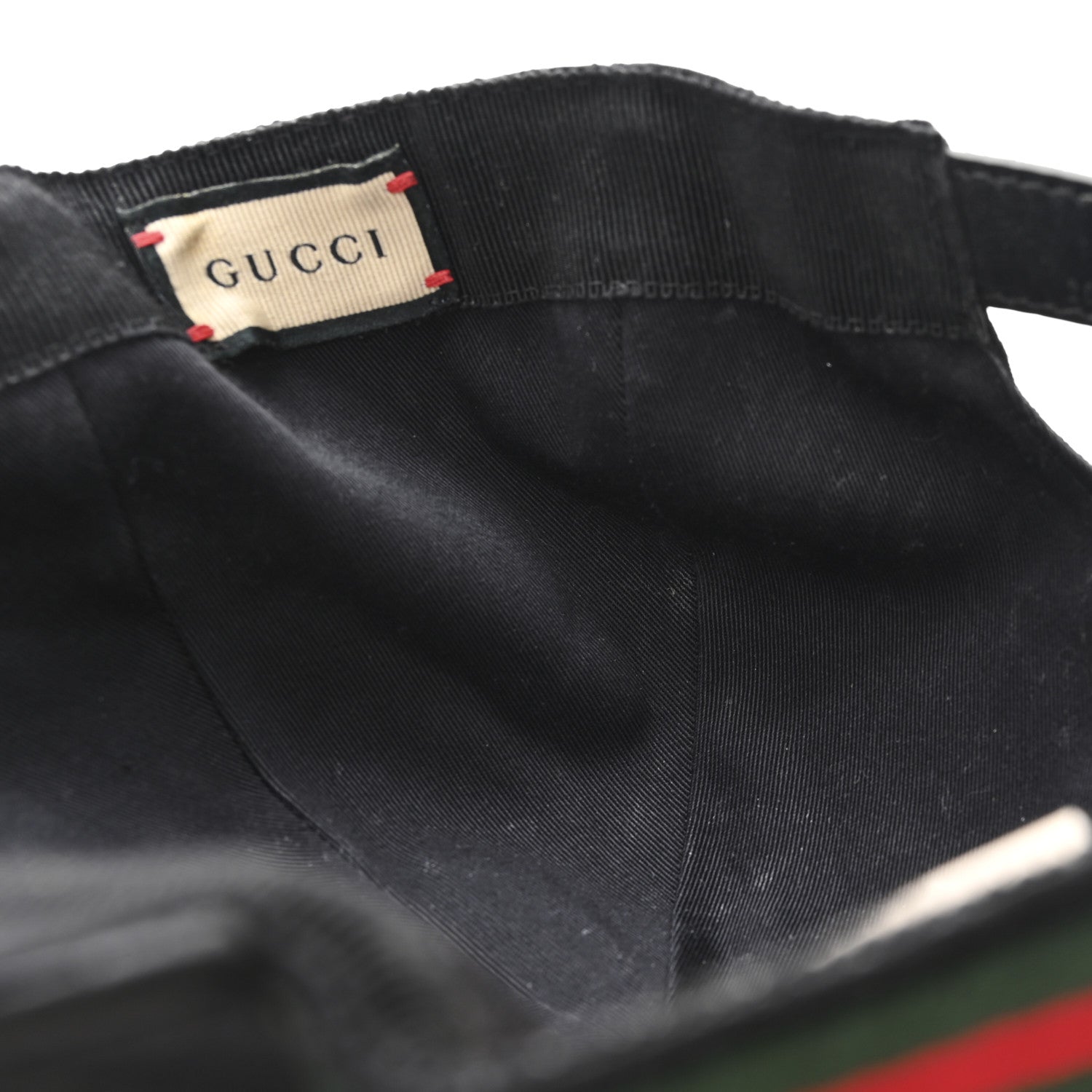 Gucci Monogram Web Baseball Hat L Black