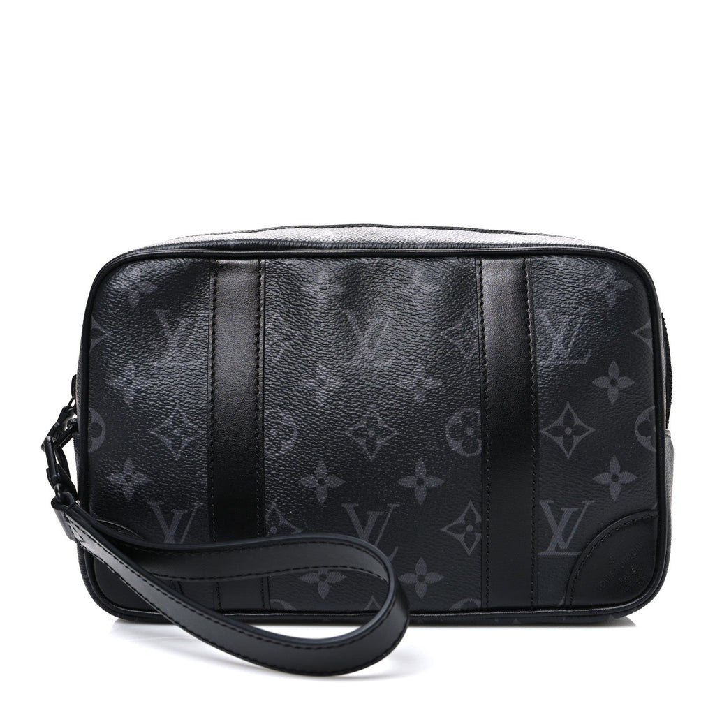 Louis Vuitton Monogram Eclipse Kasai Clutch