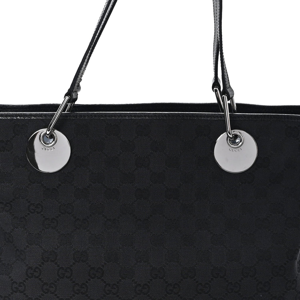Gucci Monogram Large Eclipse Tote  Dark Brown