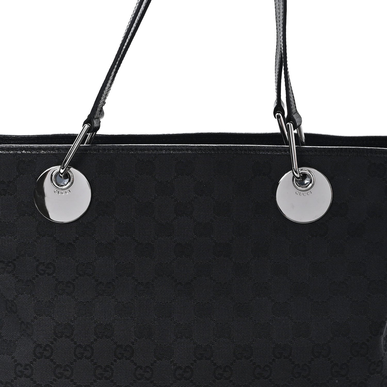Gucci Monogram Large Eclipse Tote  Dark Brown