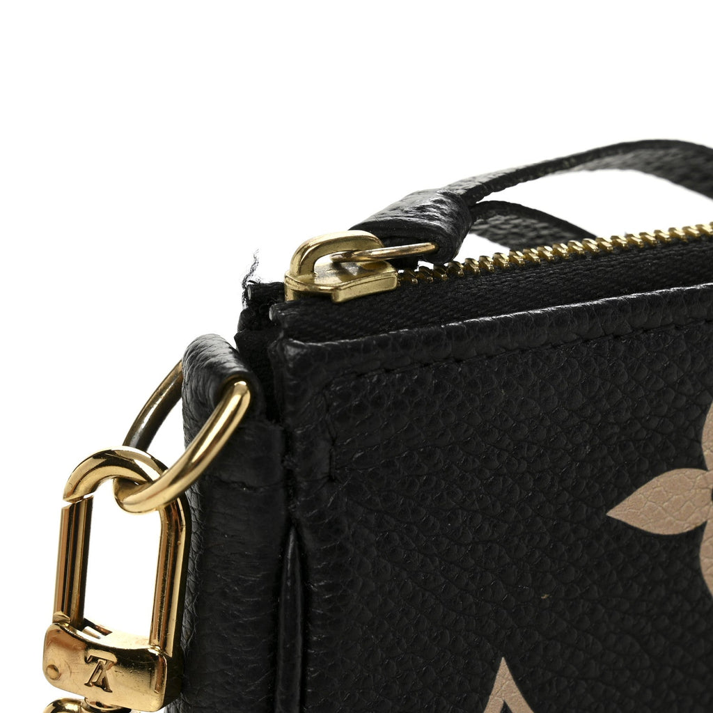 Louis Vuitton Empreinte Monogram Giant Mini Pochette Accessories Black