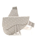 Christian Dior Oblique Mens Saddle Bag Grey