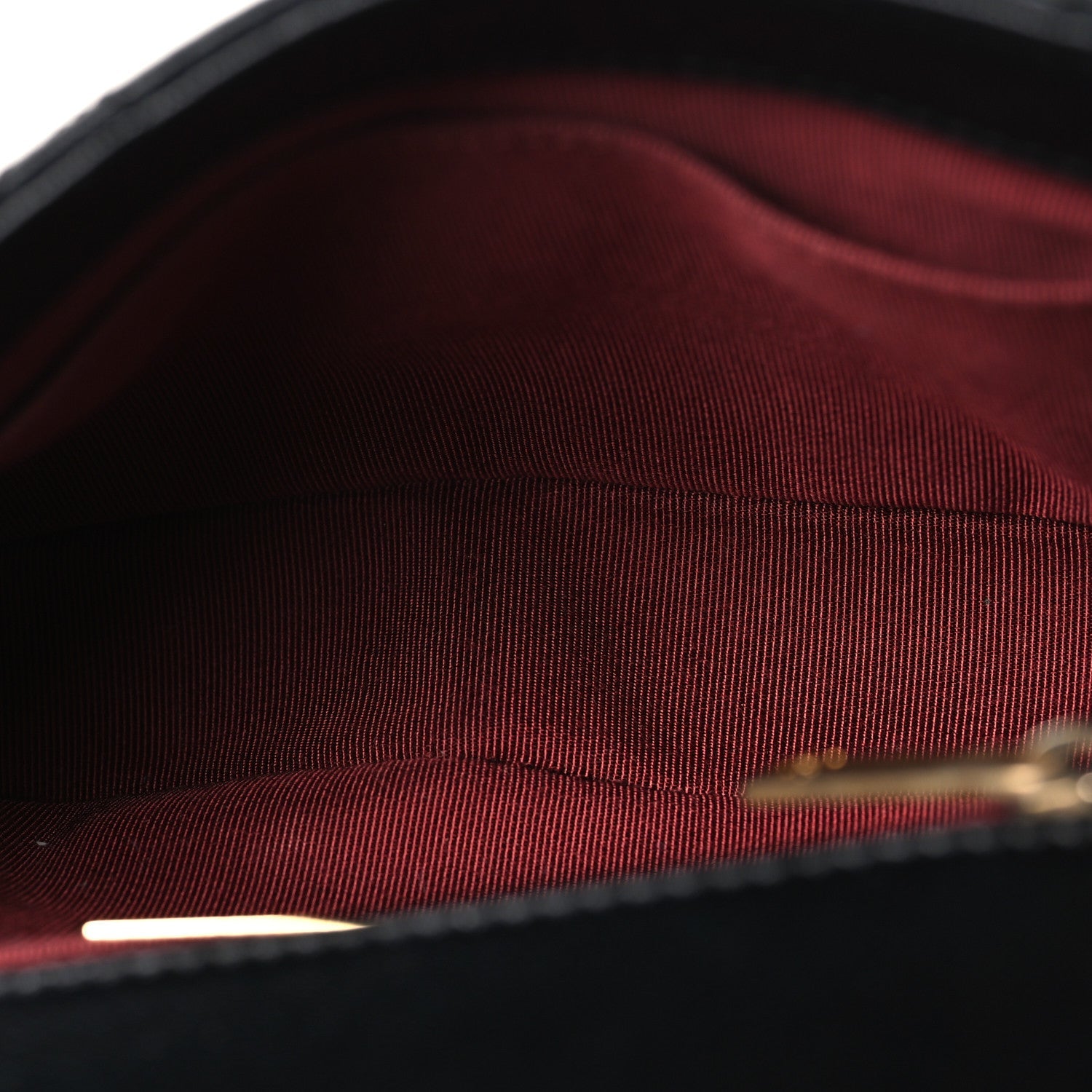 Chanel Lambskin Quilted Chain Infinity Waist Belt Bag Black