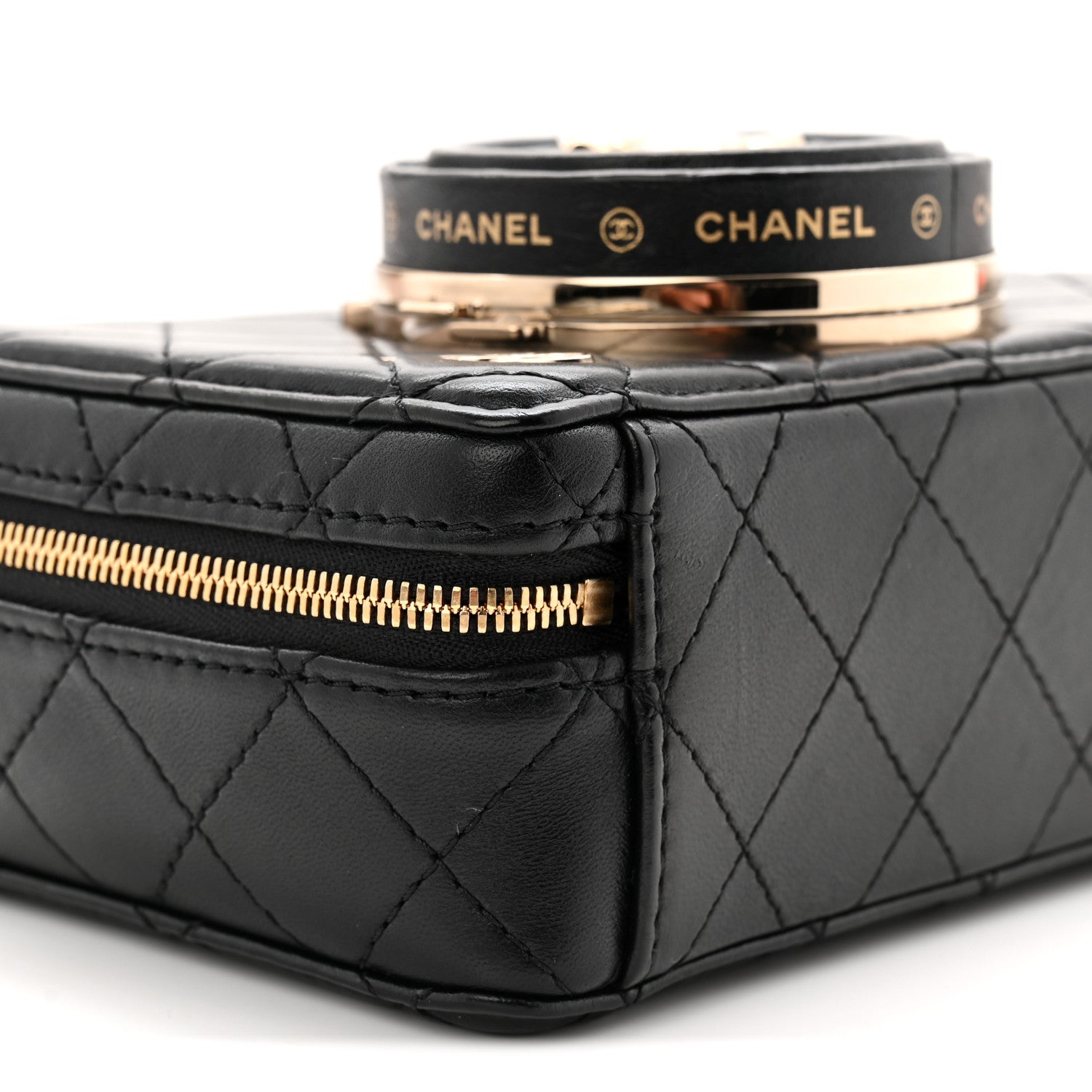 Chanel Lambskin Quilted Coco Click Bag Black