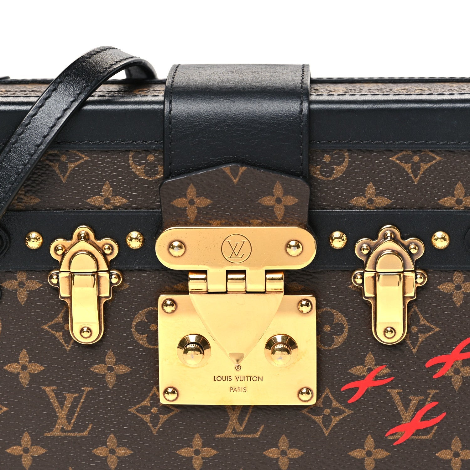 Louis Vuitton Monogram Petite Malle Black