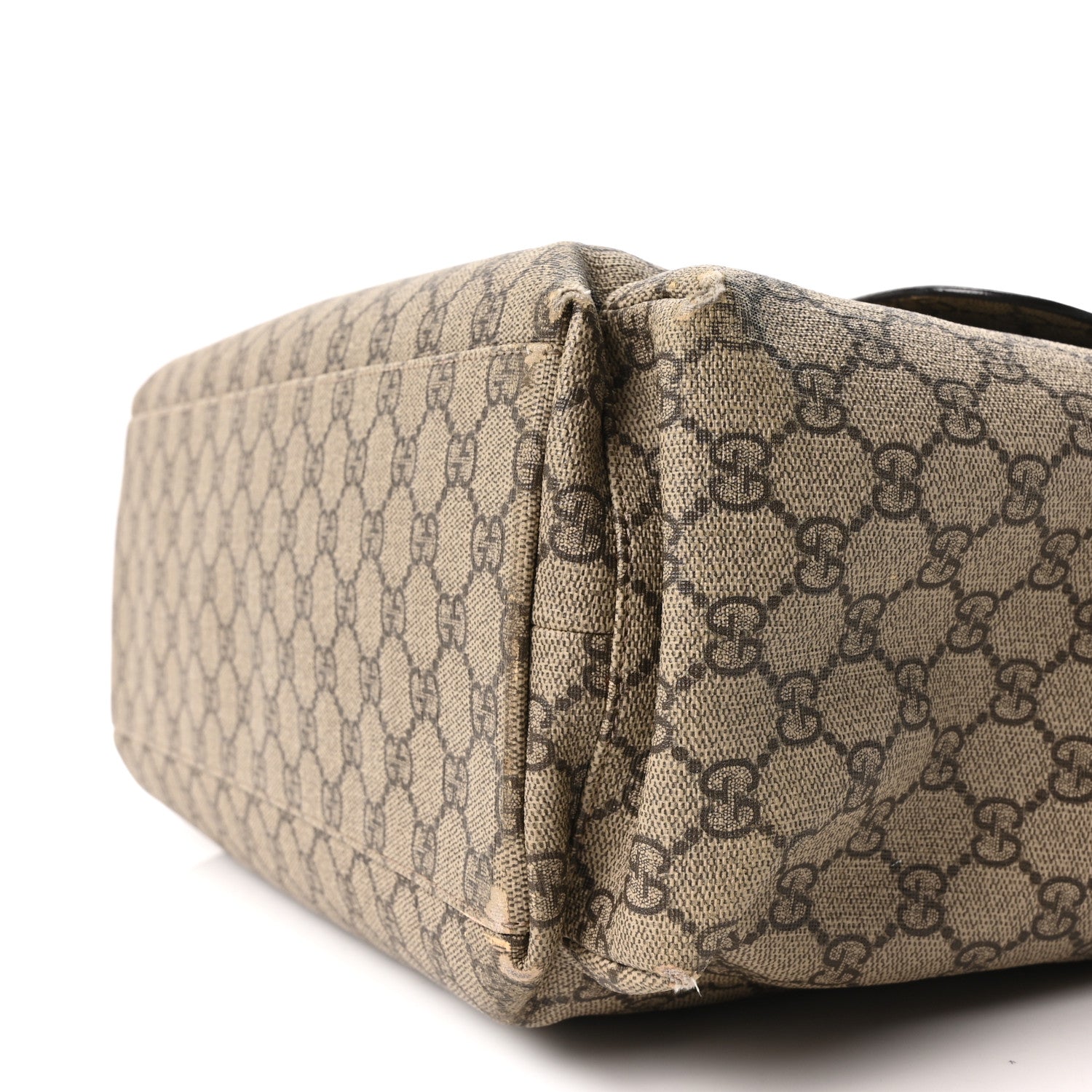 Gucci GG Plus Monogram Messenger Diaper Bag Dark Brown