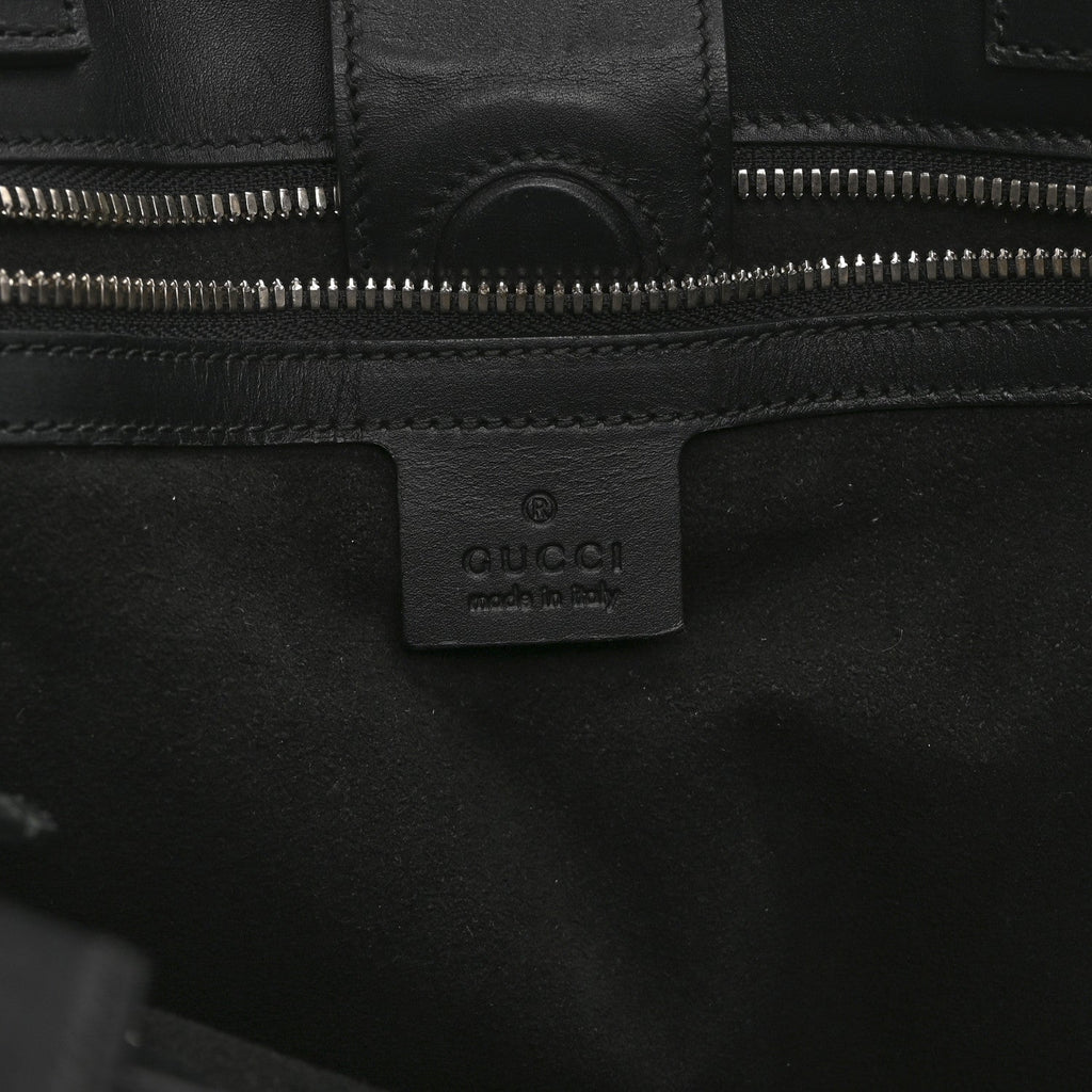 Gucci GG Supreme Monogram Caleido Web Vertical Tote Black
