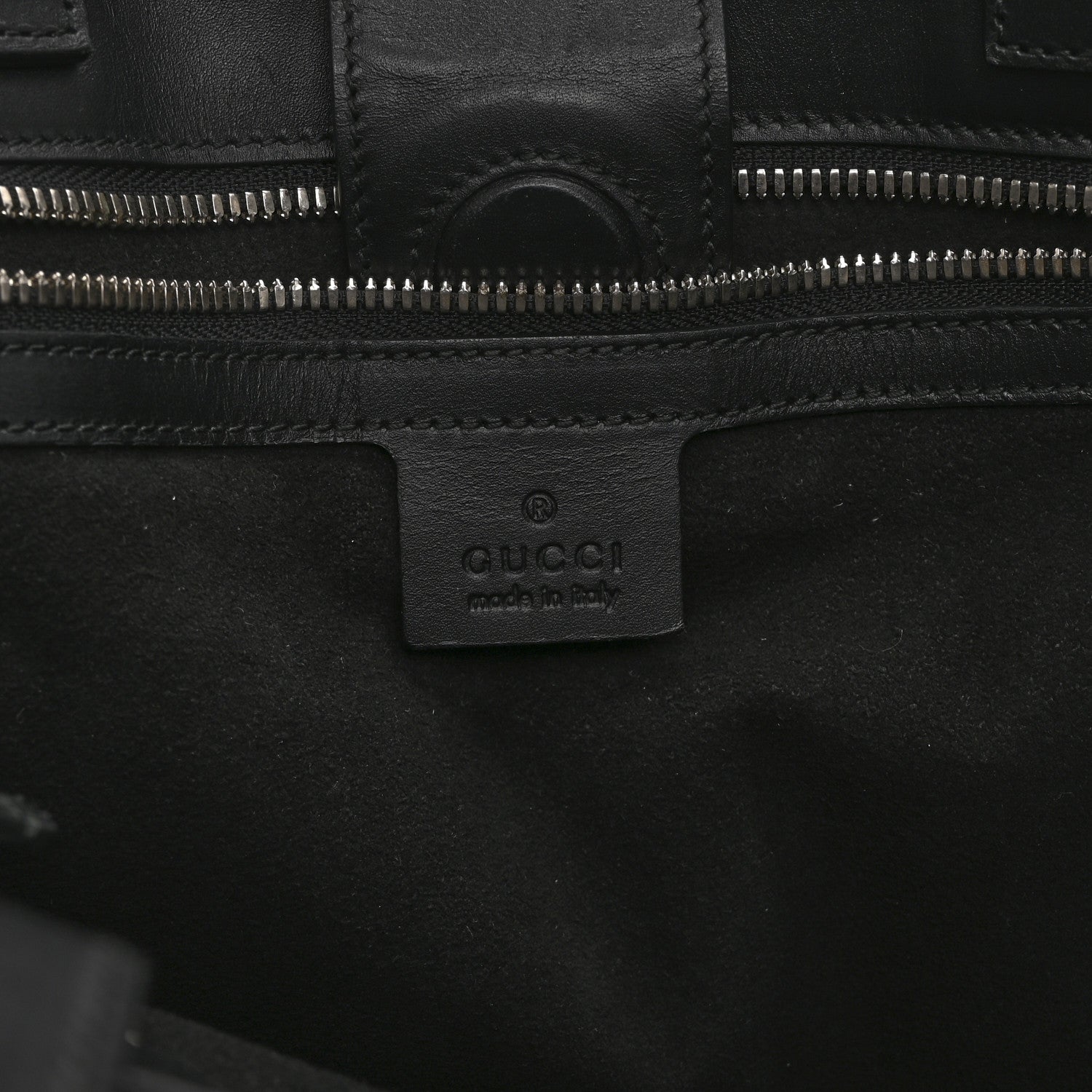Gucci GG Supreme Monogram Caleido Web Vertical Tote Black