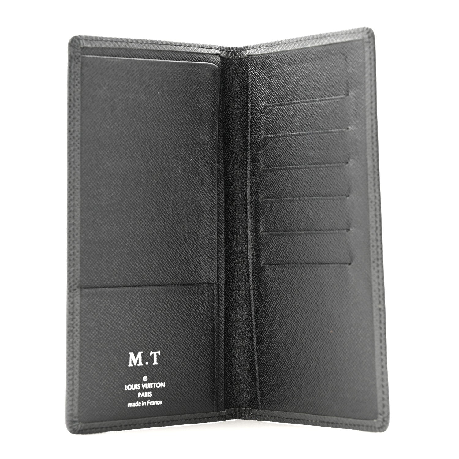 Louis Vuitton Taiga Brazza Wallet Black