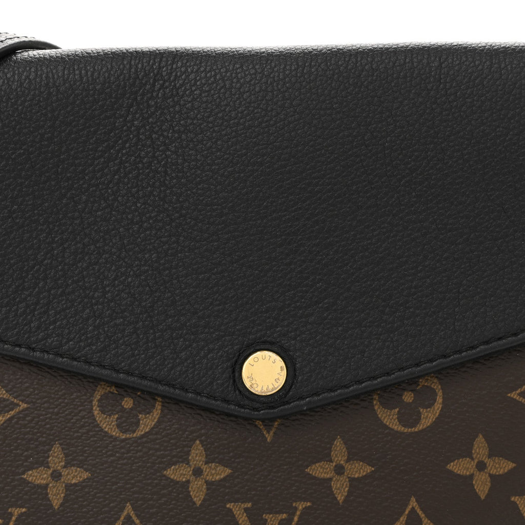 Louis Vuitton Monogram Twice Pochette Black