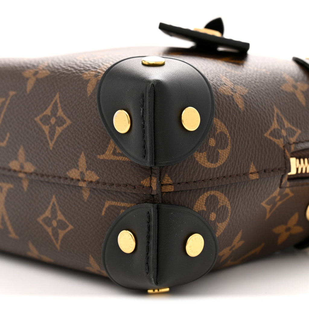 Louis Vuitton Monogram Petite Malle Souple Black