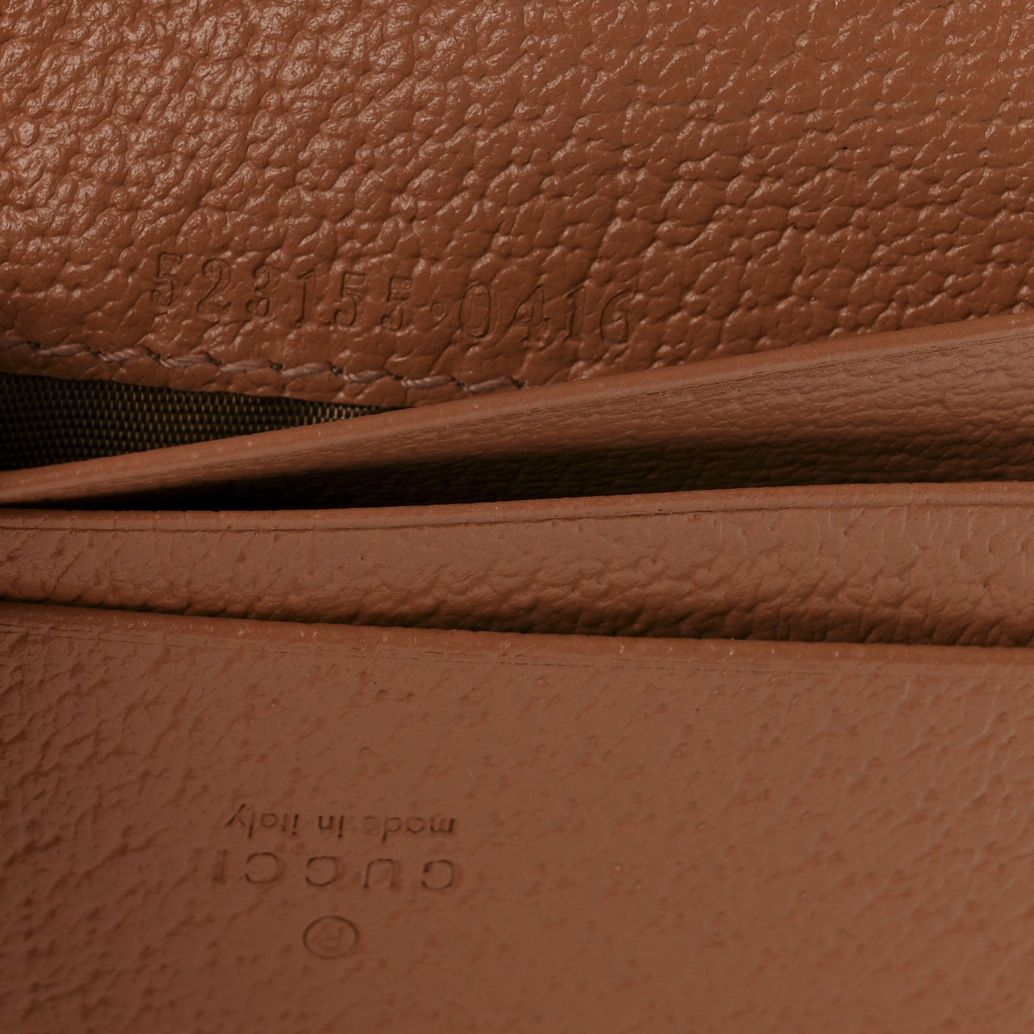 Gucci Monogram Textured Dollar Calfskin Card Case Cloche Rose Pink