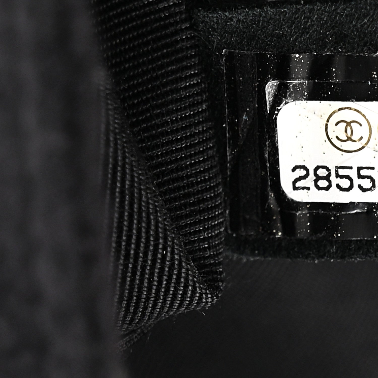 Chanel Wool Felt Embellished Small Boy Flap Black