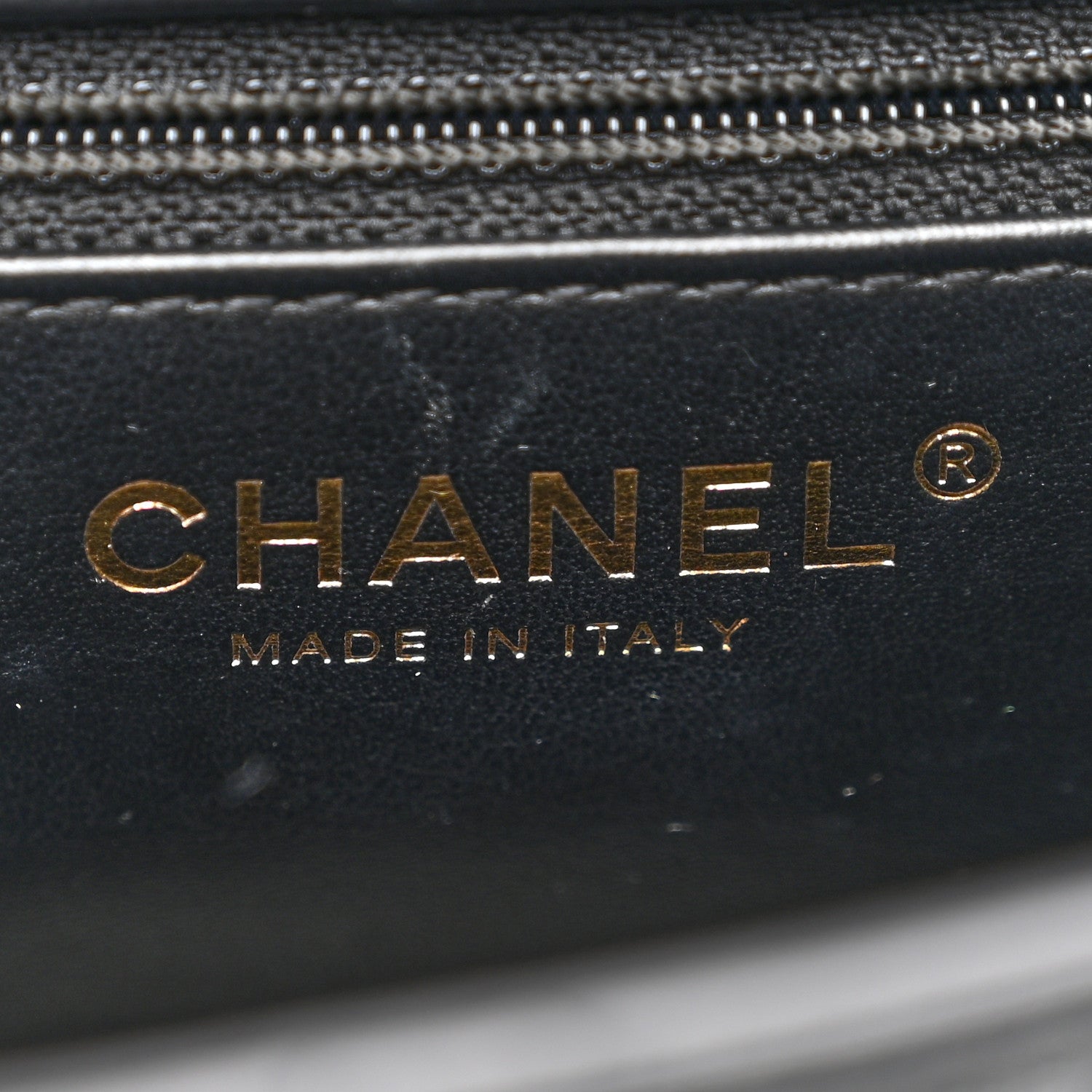 Chanel Shiny Aged Calfskin Quilted Nano Kelly Shopper Black