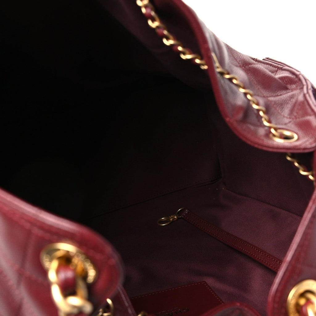 Chanel Caviar Quilted Medium Chanel 25 Handbag Burgundy