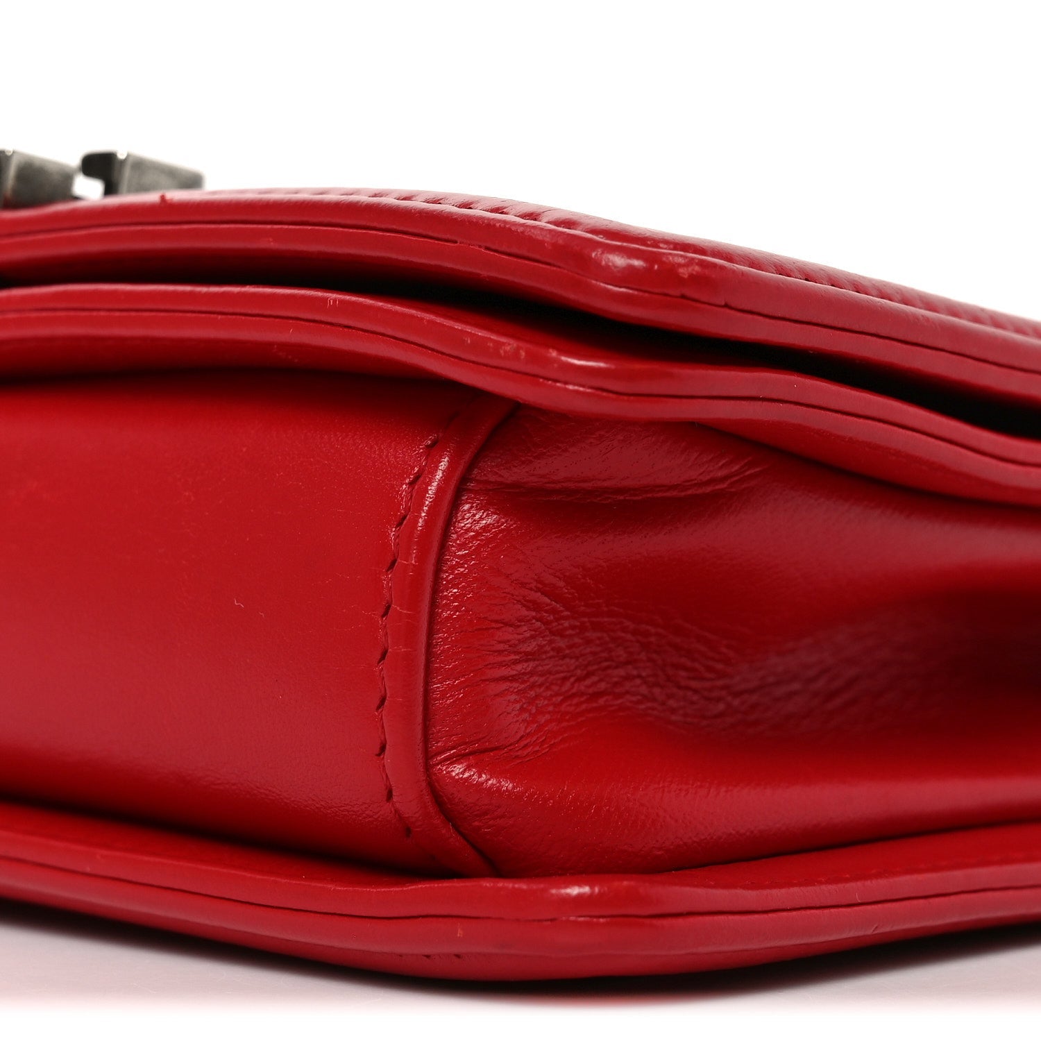 Chanel Galuchat Stingray Small Boy Flap Red