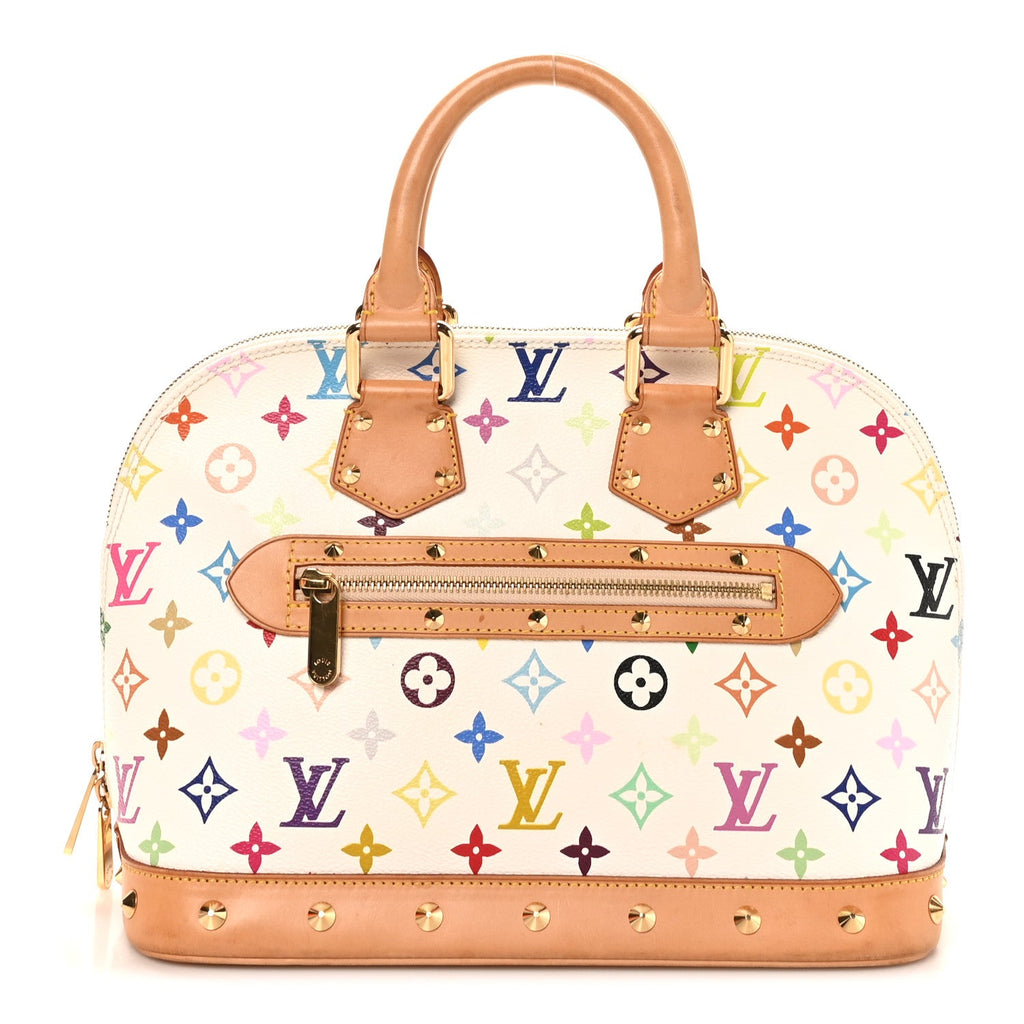 Louis Vuitton Monogram Multicolor Alma PM White