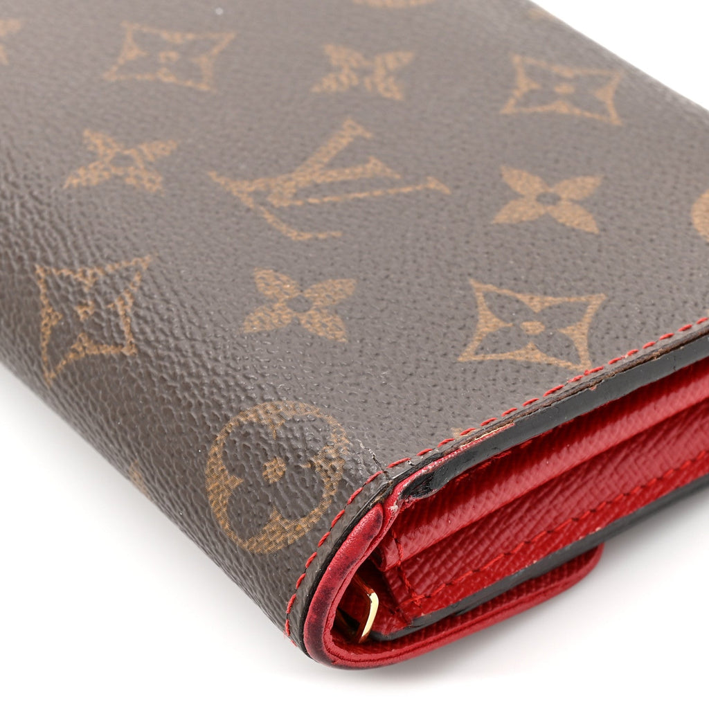Louis Vuitton Monogram Sarah Retiro Wallet Cherry