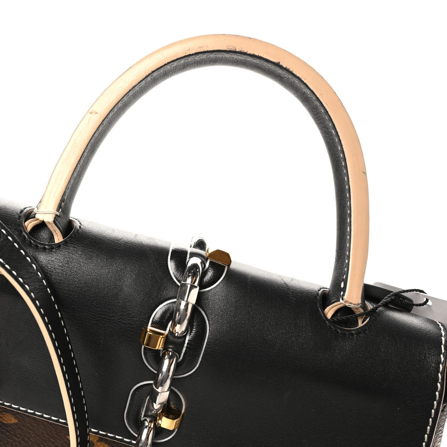 Louis Vuitton Calfskin Monogram Chain It Bag PM Black
