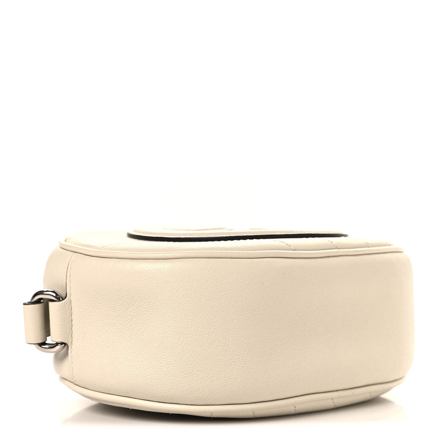 Gucci Sakai Be Green Calfskin Diagonal Stitched Mini Blondie Shoulder Bag Mystic White