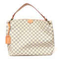 Louis Vuitton Damier Azur Graceful MM Rose Ballerine